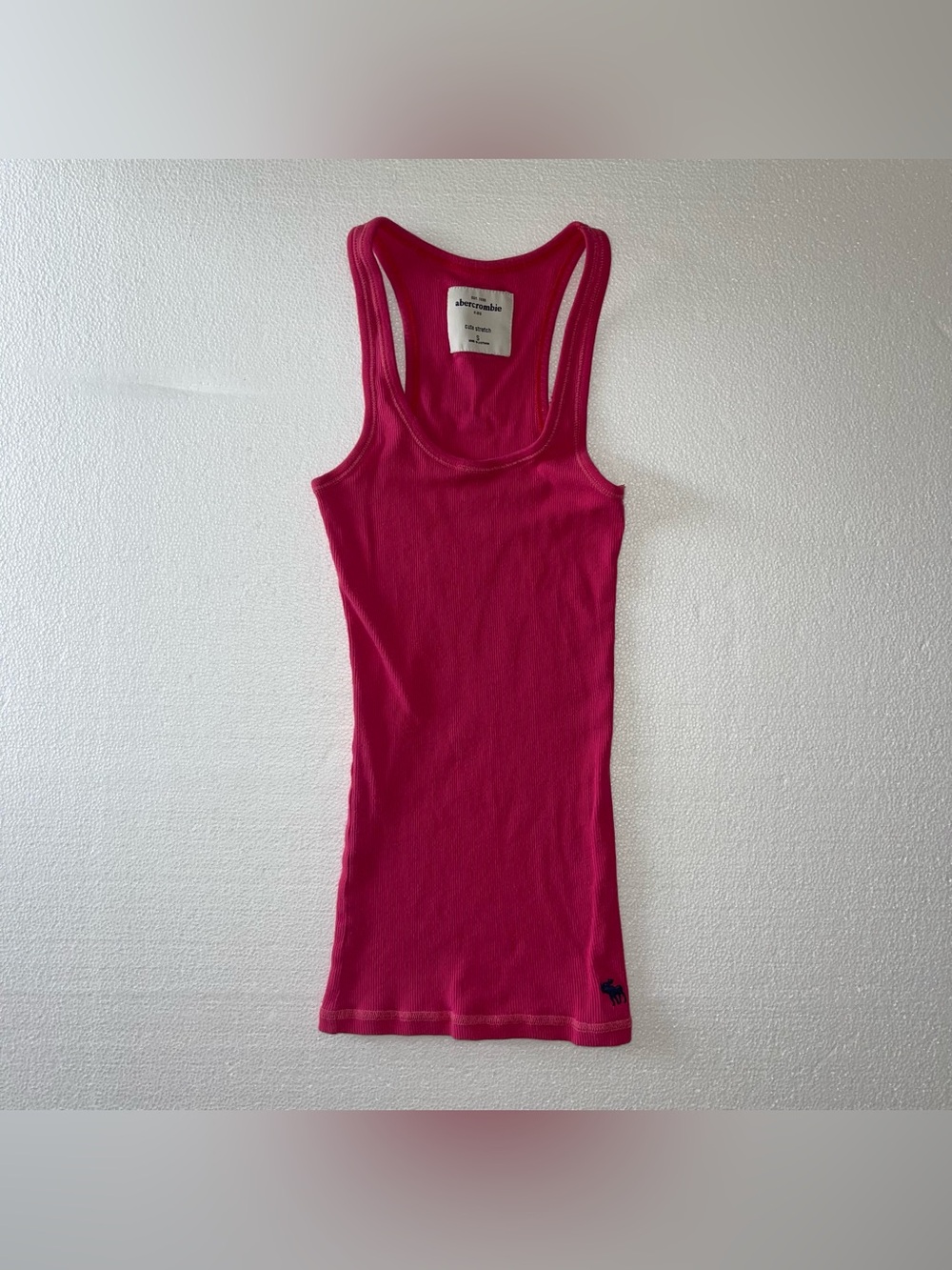Abercrombie Kids Girl’s Size Small Ribbed Racerback Tank Top Cute Stretch Y2K